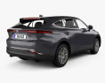 Toyota Venza Limited 2023 3d model back view