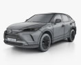 Toyota Venza Limited 2023 3D 모델  wire render
