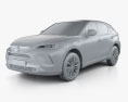 Toyota Venza Limited 2023 3D模型 clay render