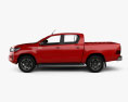 Toyota Hilux Double Cab 2022 3d model side view