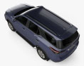 Toyota Fortuner 2023 Modello 3D vista dall'alto