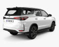 Toyota Fortuner Legender 2023 3D-Modell Rückansicht