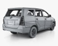Toyota Innova з детальним інтер'єром 2014 3D модель