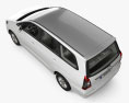 Toyota Innova з детальним інтер'єром 2014 3D модель top view