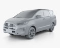 Toyota Innova 2024 3D 모델  clay render