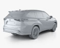 Toyota Highlander XSE 2022 3d model