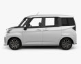 Toyota Roomy G 2023 3D 모델  side view