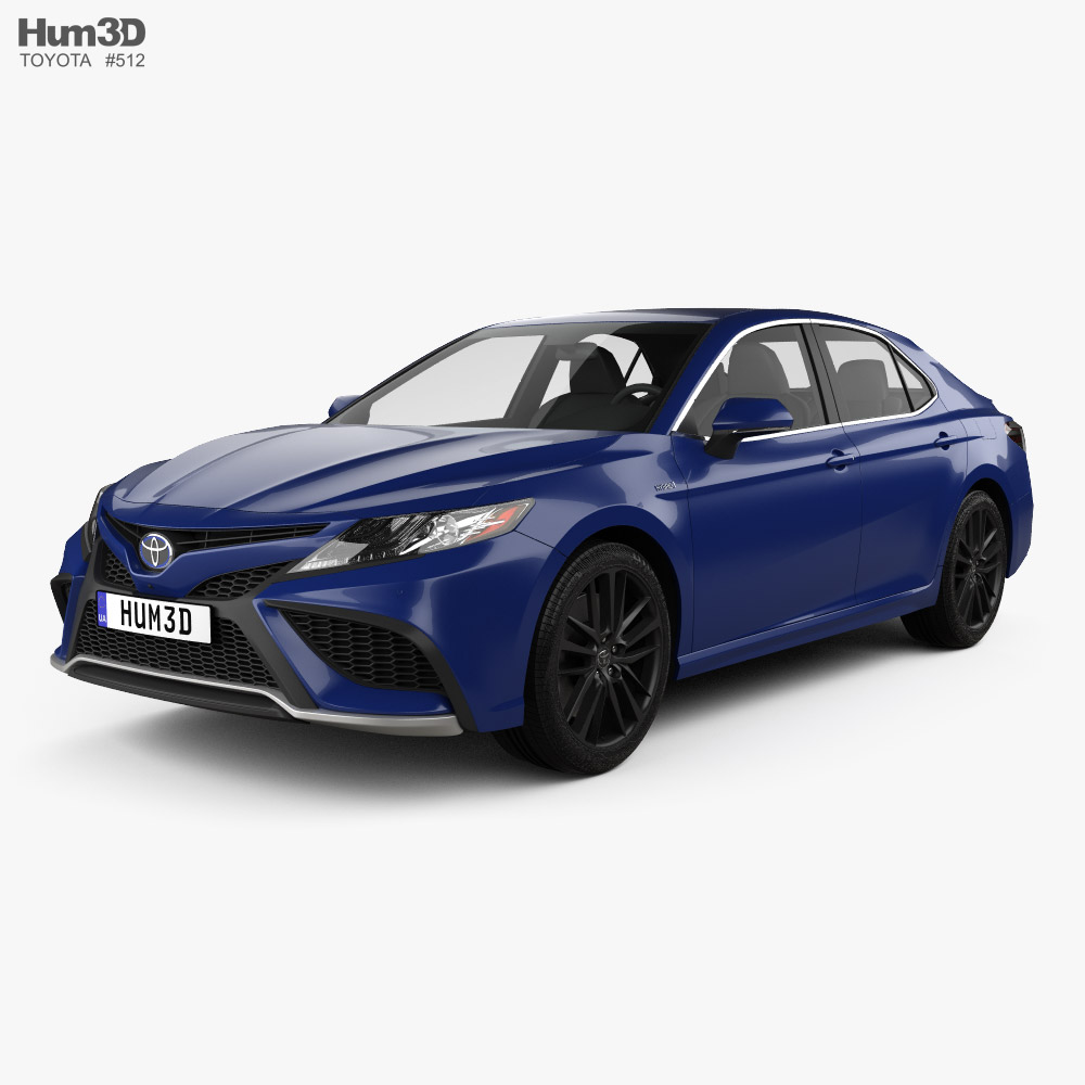 Toyota Camry XSE hybrid 2022 3D model