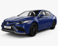 Toyota Camry XSE 混合動力 2024 3D模型