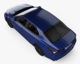 Toyota Camry XSE 混合動力 2024 3D模型 顶视图
