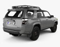 Toyota 4Runner TRD Pro 2022 3d model back view