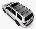 Toyota Sequoia TRD Pro 2024 3D模型 顶视图