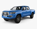 Toyota Tacoma Cabine Dupla Short bed Limited 2024 Modelo 3d