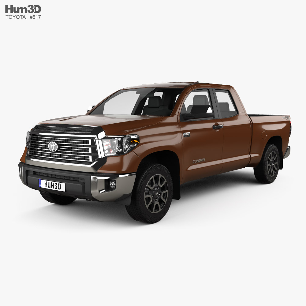 Toyota Tundra Double Cab Standard bed Limited 2024 3D model