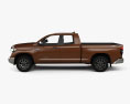Toyota Tundra Double Cab Standard bed Limited 2024 3d model side view