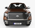 Toyota Tundra 더블캡 Standard bed Limited 2024 3D 모델  front view