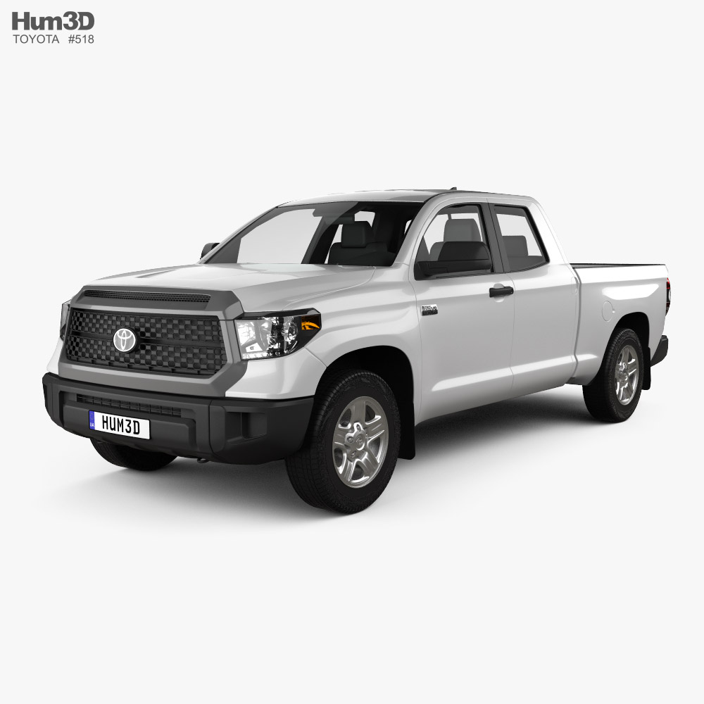 Toyota Tundra Double Cab Standard bed SR 2022 3D model