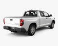 Toyota Tundra Double Cab Standard bed SR 2024 3d model back view