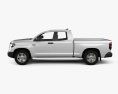 Toyota Tundra Double Cab Standard bed SR 2024 3d model side view