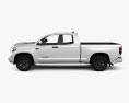 Toyota Tundra Double Cab Standard bed TRD Pro 2021 3d model side view