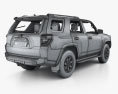 Toyota 4Runner TRD Offroad with HQ interior 2022 3d model