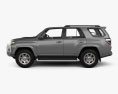 Toyota 4Runner TRD Offroad with HQ interior 2022 3d model side view