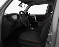 Toyota 4Runner TRD Offroad with HQ interior 2022 3d model seats