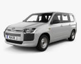 Toyota Probox DX van с детальным интерьером 2020 3D модель