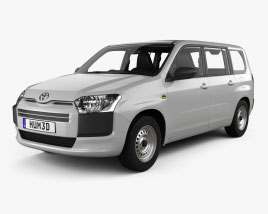 Toyota Probox DX van with HQ interior 2020 3D model