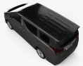 Toyota Alphard hybrid Executive Lounge 2021 3d model top view
