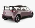 Toyota Fine-Comfort Ride 2018 3D-Modell Rückansicht