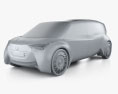 Toyota Fine-Comfort Ride 2018 3D 모델  clay render