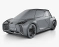 Toyota Rhombus 2023 3D модель wire render