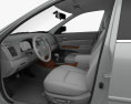 Toyota Camry LE с детальным интерьером 2006 3D модель seats