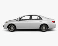 Toyota Corolla LE HQインテリアと 2015 3Dモデル side view