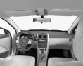 Toyota Corolla LE з детальним інтер'єром 2015 3D модель dashboard