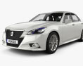 Toyota Crown hybrid Athlete with HQ interior 2017 3d model