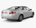 Toyota Camry LE 2013 3D 모델  back view