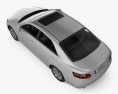 Toyota Camry LE 2013 3D模型 顶视图