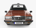 Toyota Crown Taxi 1982 Modelo 3D vista frontal