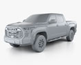 Toyota Tundra CrewMax TRD Pro 2024 3D-Modell clay render