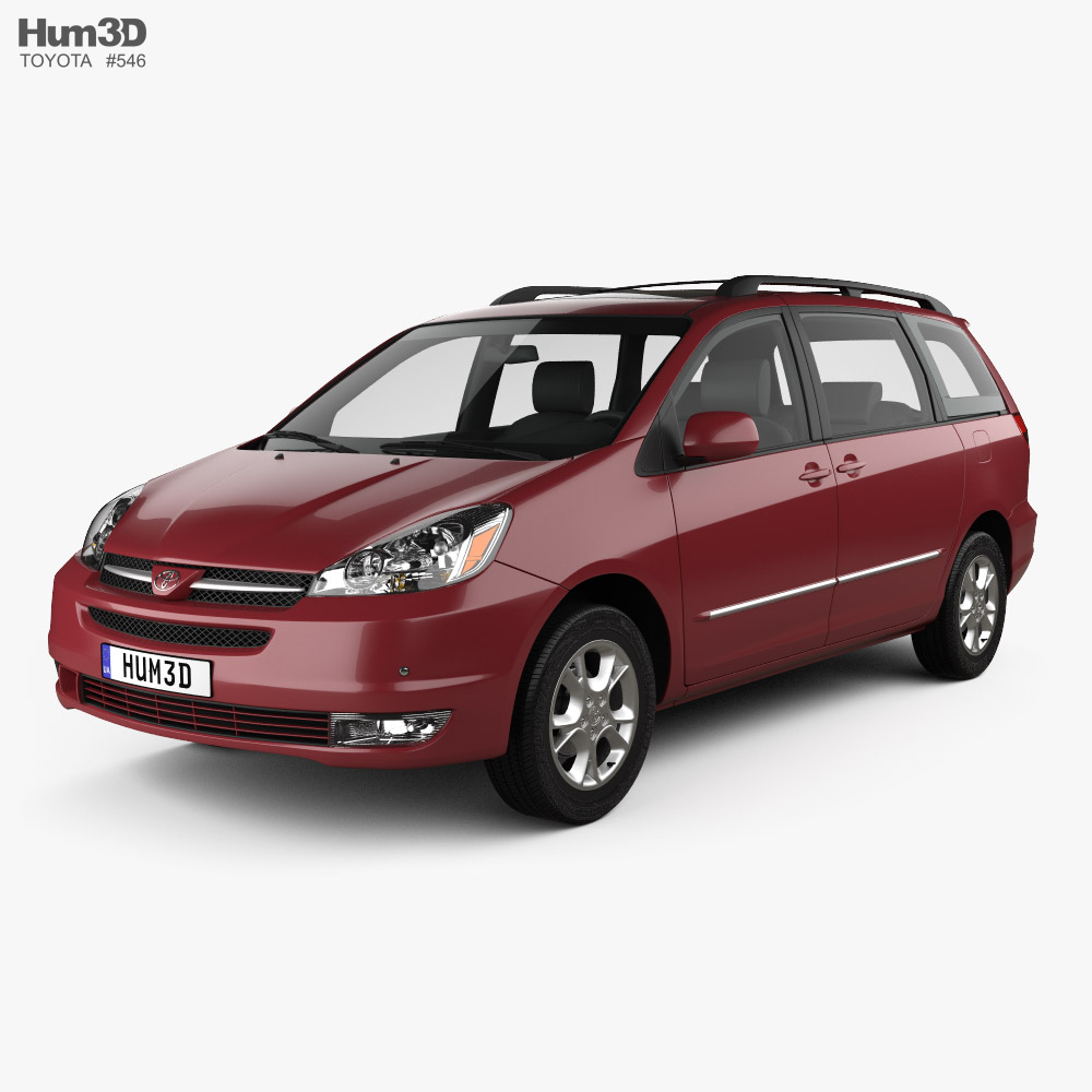 Toyota Sienna XLE Limited 2007 3D model