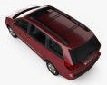 Toyota Sienna XLE Limited 2007 3d model top view