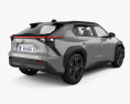 Toyota bZ4X 2024 3D модель back view