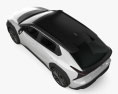 Toyota bZ4X Limited 2024 3D模型 顶视图
