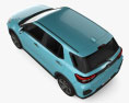 Toyota Raize 2024 3D模型 顶视图