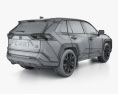 Toyota RAV4 XSE гибрид 2024 3D модель