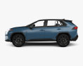 Toyota RAV4 XSE hybrid 2024 3D-Modell Seitenansicht