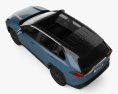 Toyota RAV4 XSE hybrid 2024 3D-Modell Draufsicht