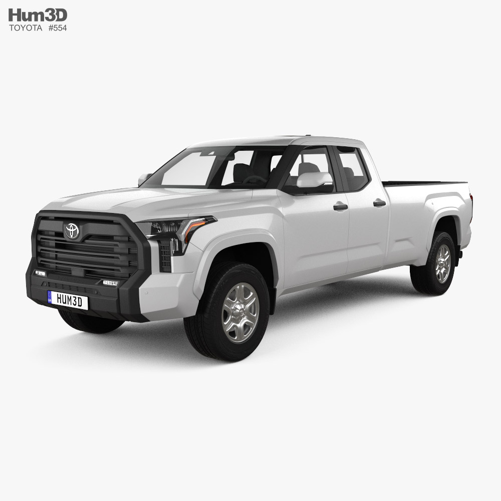 Toyota Tundra Double Cab Long bed SR 2022 3D model
